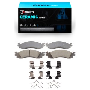 Ford Taurus SHO Brake Pads - Front - R1 Concepts - Ceramic - `06-`12